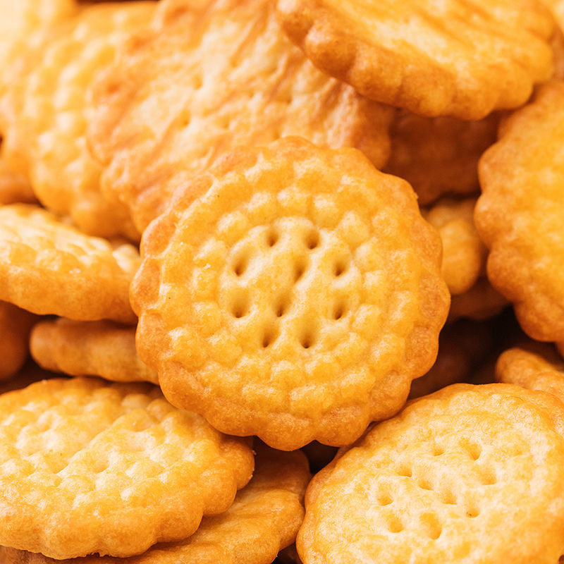 日式海盐小饼干小零食休闲薄脆饼干批发曲奇代餐饼干小圆饼干日式海盐