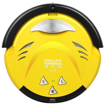 福玛特（FMART）保洁机器人吸尘器R-760（黄色）（超薄，超静音，全自动）