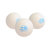 双鱼V40+展翅二星乒乓球  白色10只装ABS新材料 国美超市甄选第9张高清大图