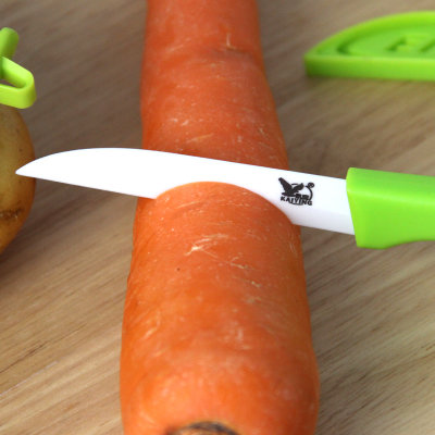 凯鹰 厨房陶瓷刀组合两件套(水果刀+刨刀)KY-TD002