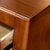 艾莉哲家具 中式现代 实木家具 卧室家居 简约 橡木 双抽屉 带2抽屉储物床头柜 2#(柚木色)第5张高清大图