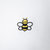 DIOR HOMME男装新款棉质蜜蜂刺绣图案长袖33J612-A0531-082L码白色 时尚百搭第6张高清大图