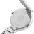 天梭/Tissot瑞士手表 弗拉明戈系列钢带石英女表T094.210.11.121.00(银壳白面白带 钢带)第4张高清大图