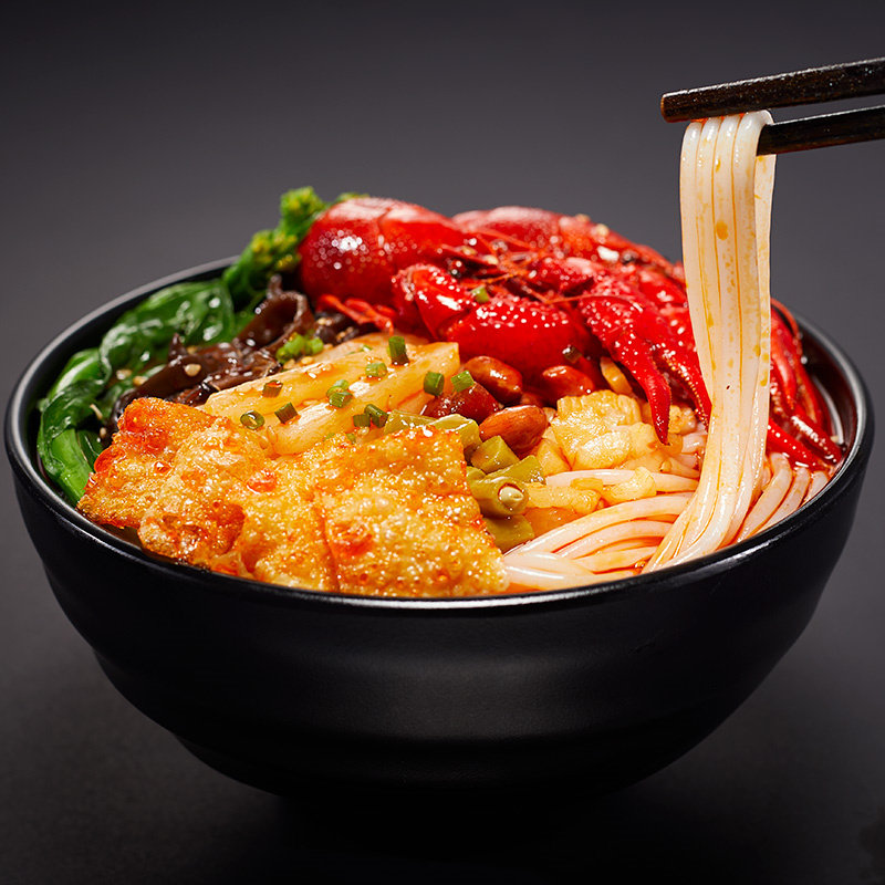 好欢螺小龙虾味螺蛳粉320gx5袋装正宗柳州螺狮粉美食酸辣粉速食方便面