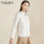 CaldiceKris（中国CK）CK-YR855 女连帽短款轻薄羽绒服(燕麦 XL)第3张高清大图