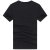 新款夏季男士纯棉短袖T恤 专柜正品T恤 男装体恤衫男(黑色 XL)第2张高清大图