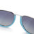 Burberry博柏利/巴宝莉 女士蓝色镜片金属太阳镜眼镜 0BE3098 10054L 54(银色磨砂蓝色镜框灰色渐变)第6张高清大图