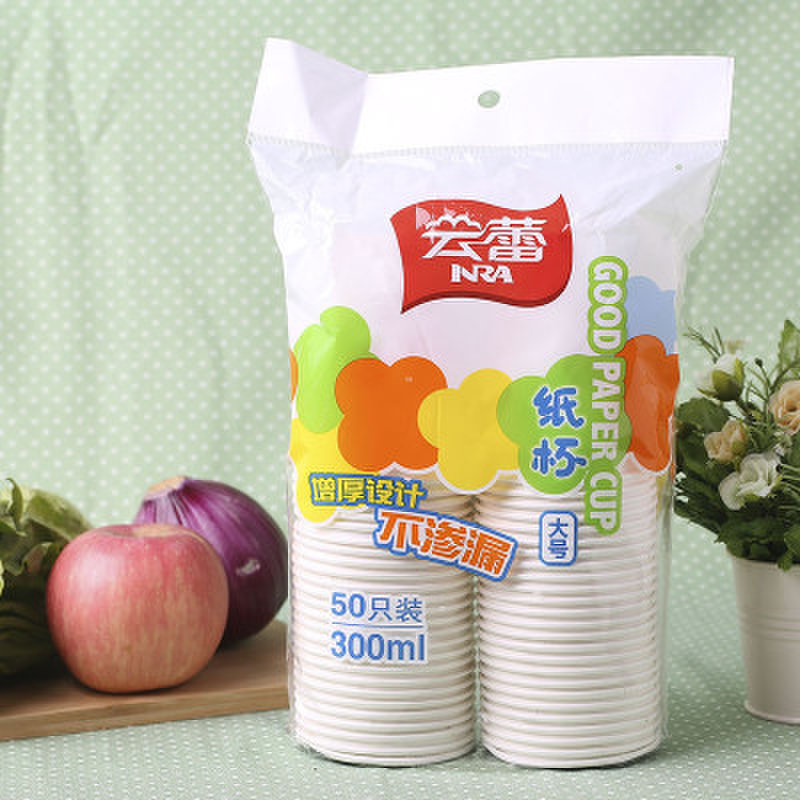 云蕾大号纸杯300ml(50只装)