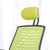匠林家私电脑椅家用椅子办公椅子弓形电脑椅子(绿色 黑框)第3张高清大图