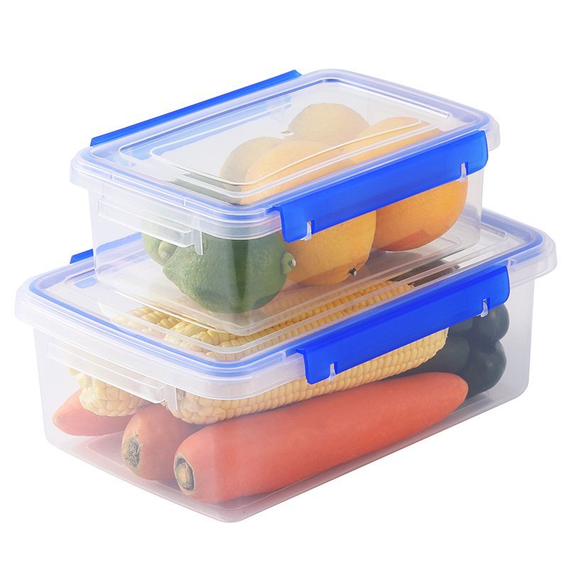 保鲜盒塑料食品级冰箱专用长方形水果蔬菜收纳盒大容量超大号商用加厚
