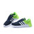 adidas/阿迪达斯 男女 NEO网面透气轻巧跑步鞋运动鞋(深蓝荧光绿 43)第2张高清大图