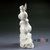 中国龙瓷 兔子摆件家居装饰德化白瓷*工艺品艺术瓷器创意商务礼品摆件福兔献瑞(兔子)ZGB0076第3张高清大图