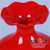 中国龙瓷德化白瓷 陶瓷工艺礼品瓷 艺术瓷器礼品摆件 21cm荷口瓶(中国红)ZGH0047第2张高清大图