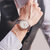天梭(TISSOT)瑞士手表 俊雅系列时尚商务真皮钢带石英男士手表T063.610.11.038.00(玫金棕皮带)第4张高清大图