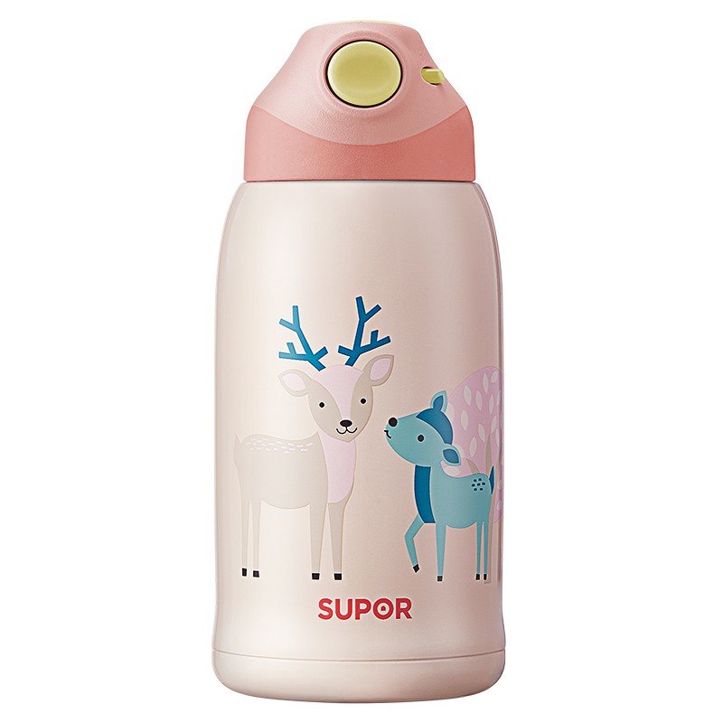 苏泊尔suporwow儿童保温杯保温壶316l不锈钢水杯kc67dg10宝宝学生水壶