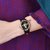 薇薇安·威斯特伍德（Vivienne Westwood）手表 黑色皮带土星吊坠32mm简约欧美学生石英女表第4张高清大图