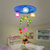 汉斯威诺 创意吊灯 儿童房灯具卧室灯 电机驱动动物吊饰旋转灯饰(含LED光源（3*3W）)第2张高清大图