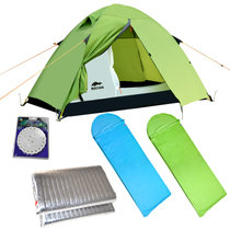 Rocvan 诺可文帐篷+睡袋+防潮垫+帐篷灯户外便携式露营超值套装TA005