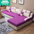 沙皮宝(SHAPBAO)简约现代布艺沙发组合可拆洗客厅转角L型储物折叠沙发床(（储物版）双人+贵妃+单人)第3张高清大图