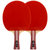红双喜四星级乒乓球拍横拍对拍 经典四星级套装  乒乓球10个4002 国美超市甄选第7张高清大图