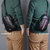 卢比亚男士胸包斜挎包牛皮休闲单肩包韩版男包背包软皮新款潮(黑色长条纹)第5张高清大图