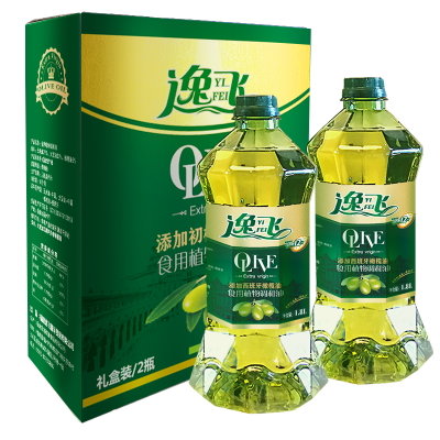 逸飞橄榄油食用调和油礼盒装1.8L*2瓶婚礼宴会送礼批发（新疆 西藏 青海 不发货）