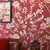 旗航壁纸 现代中式环保无纺布壁纸 卧室客厅电视背景墙满铺墙纸 鹊桥(025红色)第2张高清大图