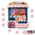 奥智嘉儿童玩具抓娃娃机小型家用投币玩具红 国美超市甄选第3张高清大图