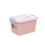 禧天龙 Citylong   塑料手提箱衣物收纳盒储物箱玩具整理箱收纳箱(粉色 16L/1个装)第4张高清大图