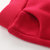 优贝宜 婴儿纯色长裤 女童冬季加绒休闲裤儿童裤子宝宝冬装童裤62252(120cm 红色)第4张高清大图