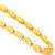 传世美钰 黄金项链 足金男士橄榄珠项链(约15.23)第4张高清大图