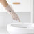 美佳多 洗碗手套薄款PVC防水橡胶厨房手套洗衣清洁家务塑胶手套(白色L)第2张高清大图
