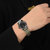 天梭/Tissot 瑞士手表梦幻系列钢带石英日历男士手表T033.410.11.013.00(女款银盘黑面白带)第5张高清大图