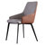 意式极简布艺餐椅现代简约皮餐桌椅北欧家用凳子靠背椅设计师(默认 默认)第4张高清大图