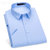 燕舞 BD2FX722108Z1F 夏季工作服 女式短袖衬衣 定制商品 35-40码（计价单位：件）蓝色(40 蓝色)第5张高清大图