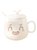 杯子创意陶瓷马克杯情侣杯水杯陶瓷杯带盖个性萌系表情可爱咖啡杯(单杯有盖勺棒棒的)第5张高清大图