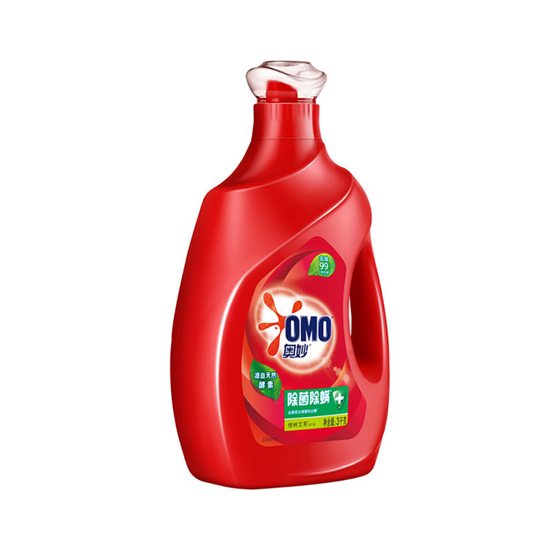 奥妙除菌除螨洗衣液桉树艾草3kg2新老包装随机发货去污去渍护色增艳