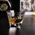 捷克BOHEMIA水晶玻璃威士忌烈酒杯洋酒杯果汁杯创意啤酒杯子(精刻矮款杯子300ML)第5张高清大图