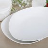 卢米（LUMI）白色经典8寸方汤盘2件装正宗骨瓷个性风