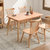 家逸 实木餐桌餐桌椅组合饭桌方桌吃饭桌子长方形家用小户型北欧(17)第2张高清大图