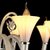 汉斯威诺 欧式水晶吊灯餐厅客厅卧室蜡烛香槟花朵简约温馨吊顶灯HS701010(8头(带光源))第5张高清大图
