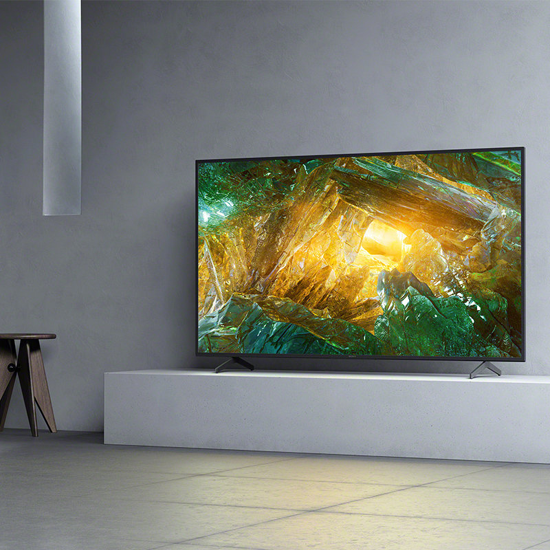 索尼sonykd85x8000h85英寸4k超高清hdr安卓智能液晶电视黑色2020年