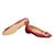 ROGER VIVIER漆皮金属搭扣芭蕾舞鞋RVW00700920-D1P-R40636红色 时尚百搭第2张高清大图