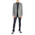 GIVENCHY灰色格纹羊毛男士西装外套 BM306512A4-06352格纹 时尚百搭第3张高清大图