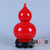 中国龙瓷 葫芦摆件开业礼品装饰瓷器摆件21cm二节葫芦（中国红）ZGH0125第2张高清大图