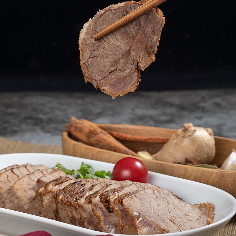 聚宝源国美真选即食熟食酱牛肉150g3真牛肉不掺假未添加防腐剂