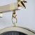 北欧双面挂钟现代简约轻奢大气钟表时尚客厅家用个性创意石英挂表(12英寸（直径30.5厘米） HZX7727-20白面银色)第3张高清大图