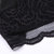 南极人女装蕾丝打底衫百搭春秋韩版修身上衣女长袖蕾丝衫(黑色 均码)第5张高清大图