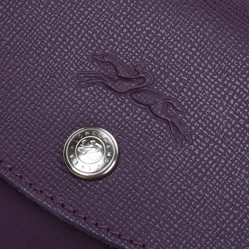 珑骧longchamp 女款短柄厚款尼龙手拎肩背包1515 578(浆果紫)