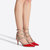 Valentino女士红色铆钉高跟凉鞋 RW2S0375-VNW-R1937红 时尚百搭第5张高清大图